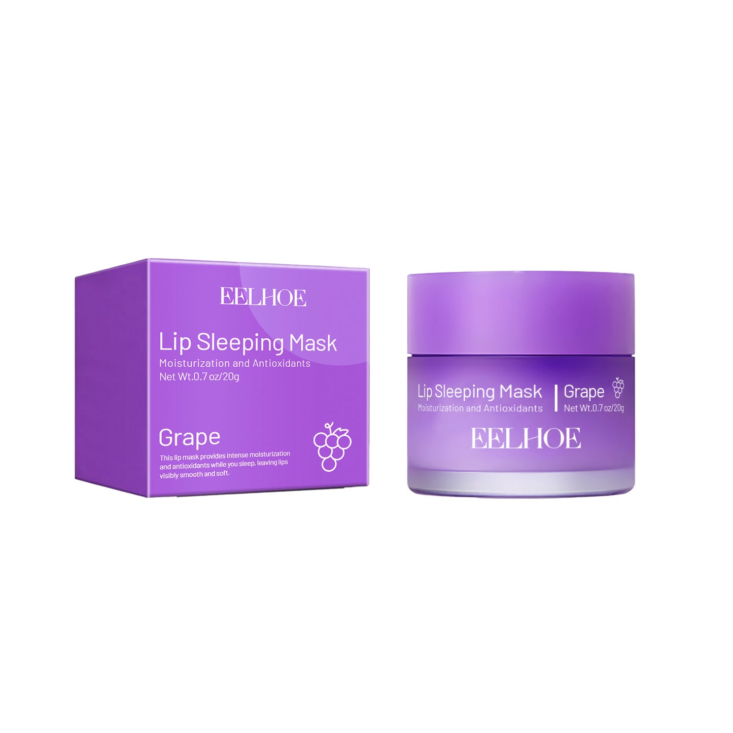 US Local EELHOE Lip Sleeping Mask Moisturizing Hydrating Gentle Exfoliating Dead Skin Plumping Full Smooth Lip Mask