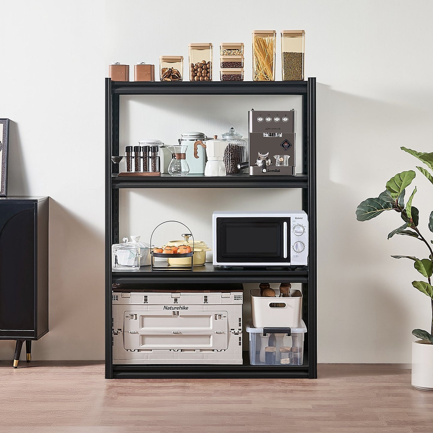 US Local Storage Shelves 4-tier Garage Storage Shelving