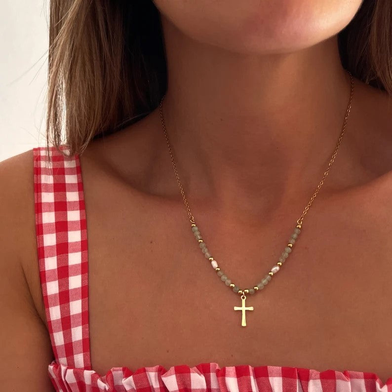 Hip Hop Cross Necklace Fashion Personality All-match