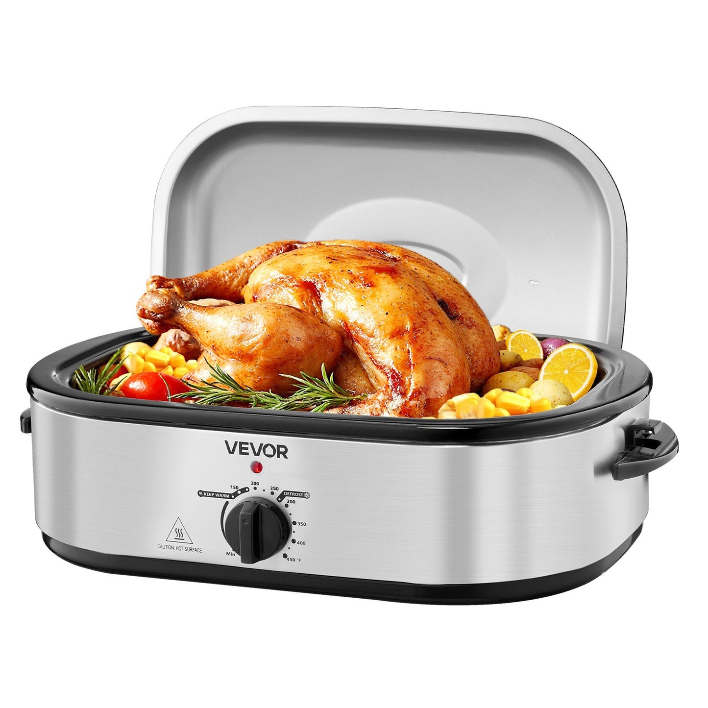 US Local Electric Roaster Oven 14QT Electric Roasting Pan With Self-Basting Lid