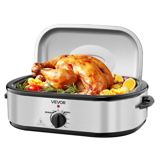 US Local Electric Roaster Oven 14QT Electric Roasting Pan With Self-Basting Lid