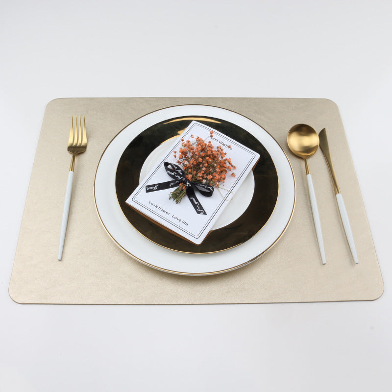 Home High-grade Leather Placemat