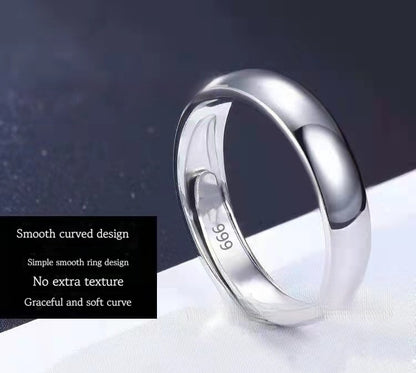 Silver Plated Ring Smooth Opening Accessories Gold Plated