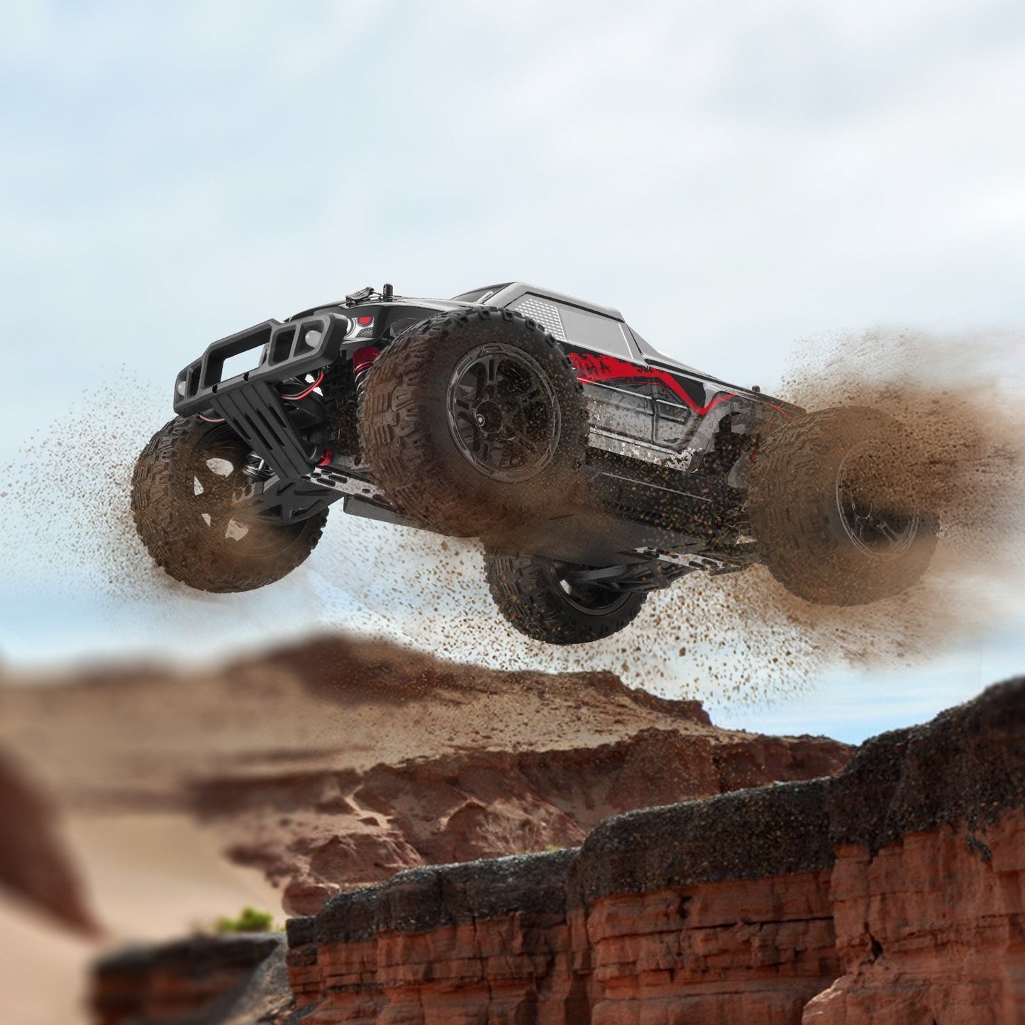 US Local Remote Control Car 1:10 Scale Kids RC Car All Terrain 4WD Off-Road Truck