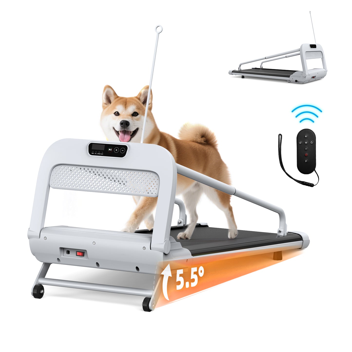 US Local 2025 New Quiet Smart Pet Treadmill, Adjustable Speed, Perfect For Small Medium Dogs