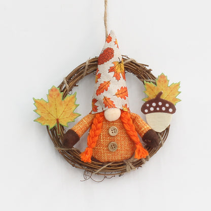 Harvest Season Decorations Thanksgiving Faceless Doll