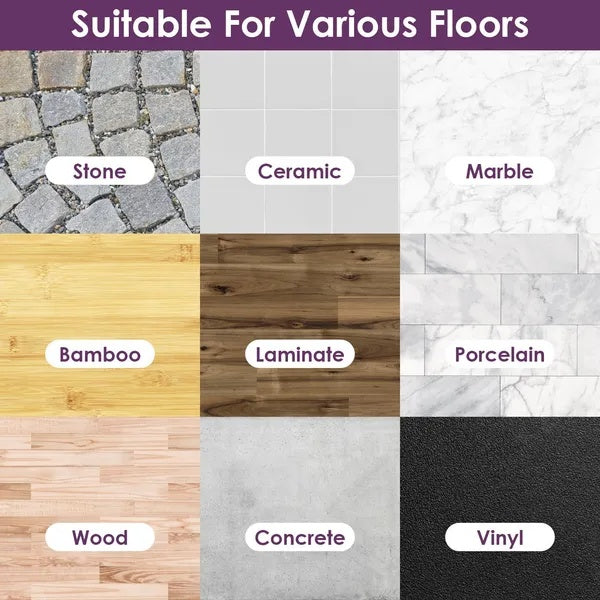 US Local Spray Mop For Floor Cleaning, 49.21 Extended Handle With 360 Rotating Mop Head, 12oz Leak-Proof Water Bottle & 3 Reusable Microfiber Pads - No Battery Needed, For Hardwood, Laminate, Tile, Vinyl & M