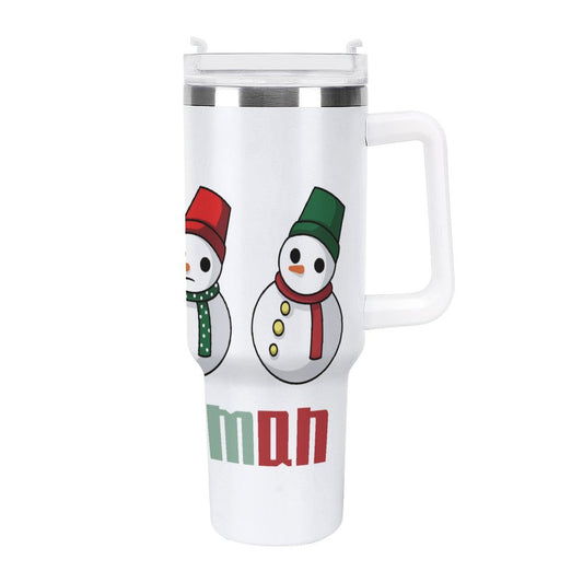 PHDT00314 POD US Local Tumbler 40 oz Large Capacity Car Cup Christmas Snowman