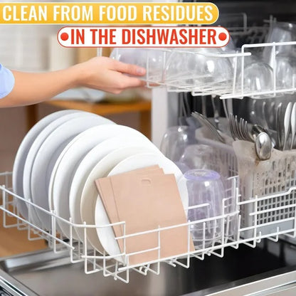 US Local 12Pcs Non Stick Toaster Bags Reusable 6.7 X7.5 Inch Grilled Cheese Bags Heat Resistant & Easy To Clean Mess Free Toasting Sandwiches Panini & More Compatible With Toaster Oven Microwave & Grill