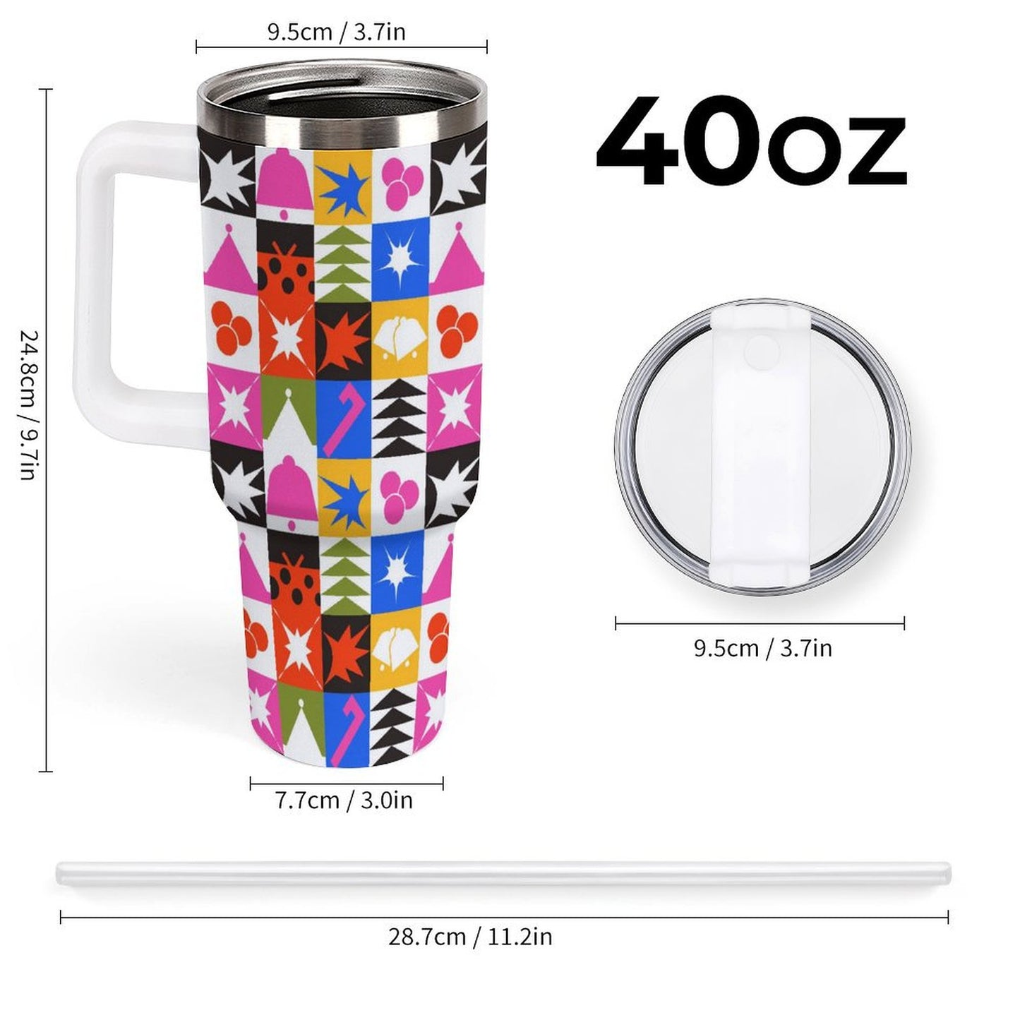 PHDT00161 POD US Local Tumbler 40 oz Large Capacity Car Cup Christmas