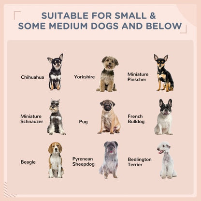 US Local PawHut Wicker Dog House Outdoor With Canopy, Rattan Dog Bed With Water-resistant Cushion, For Small And Medium Dogs, Dark Blue