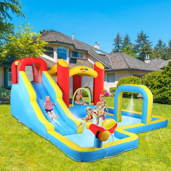 US Local 420D 840D Oxford Cloth Slide Pool Trampoline Red Yellow Blue Inflatable Castle