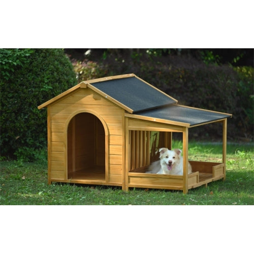 US Local Large Wooden Dog House With Porch