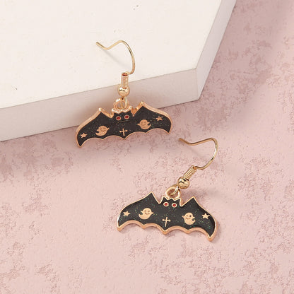 Simple Geometric Personality Halloween Earrings