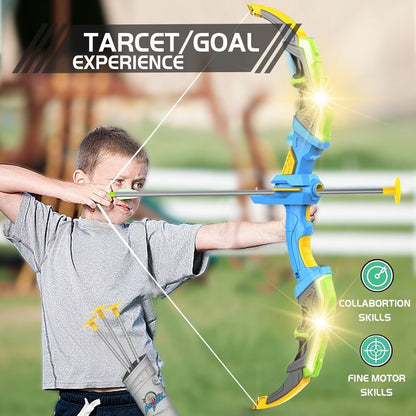 US Local Bow And Arrow Toys Set 10 Arrow Suckers Per Set Christmas Gifts For Kids