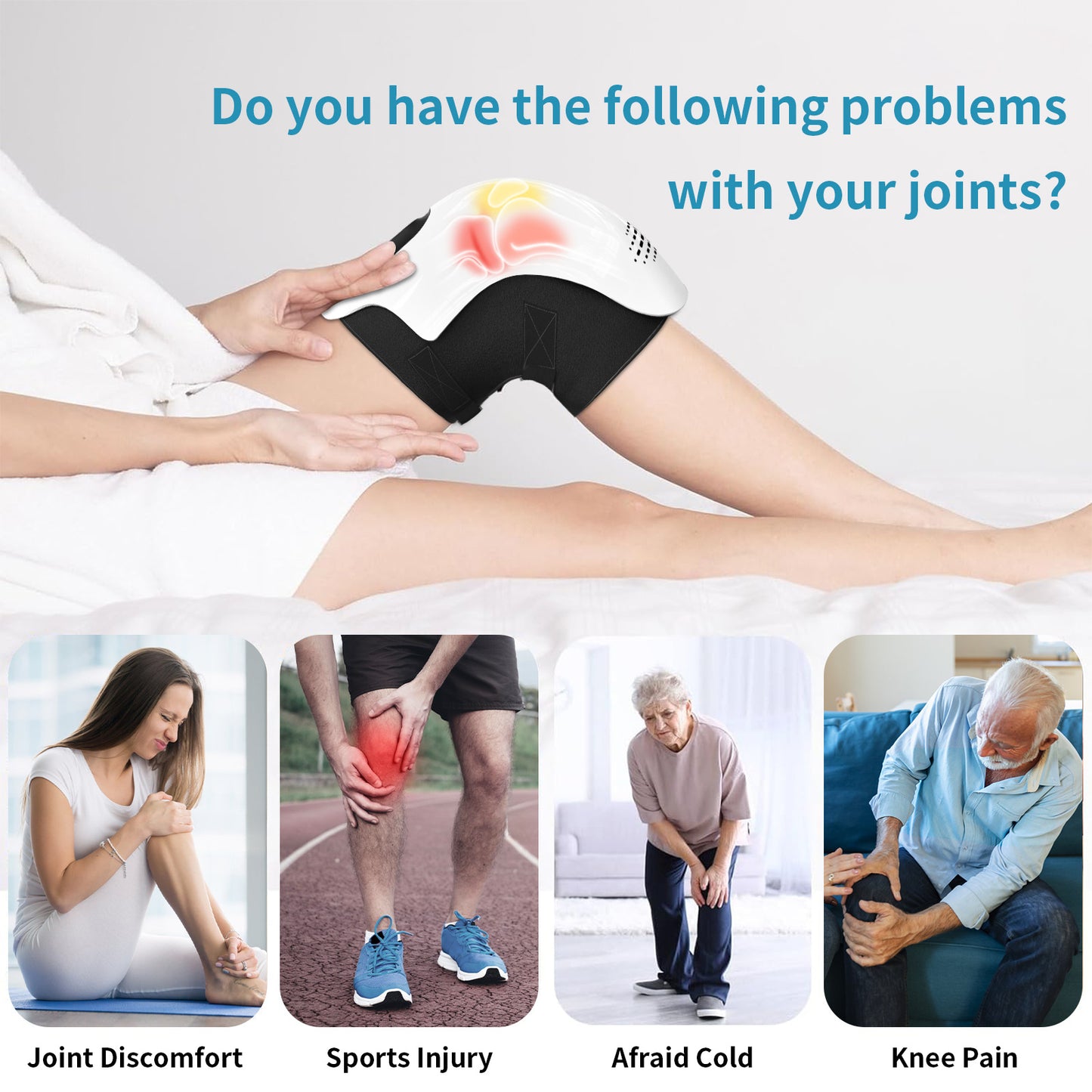 USA Local Intelligent Knee Massager Electric Knee Physiotherapy