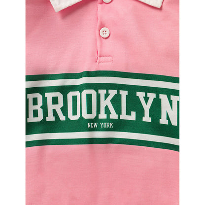 US Local Toddler Girls 2 Piece Outfit Colorblock Letter Graphic Print Sweatshirt And Pleated Skirt Set