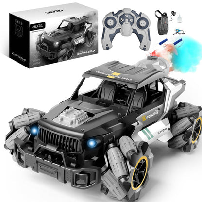 US Local 4DRC Y3 Remote Control Truck With Spray And Lights, Dual Motor Off Road Remote Control Vehicle