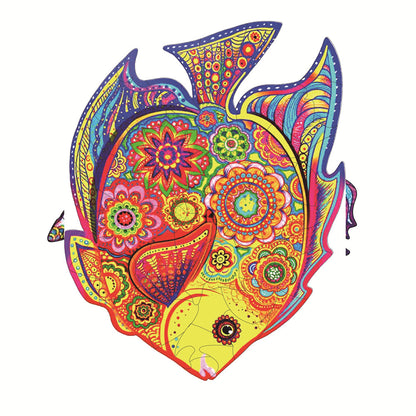 US Local Each Piece Is Animal Shaped Christmas Gift Colorful Elephant Turtle Wooden Jigsaw Puzzles