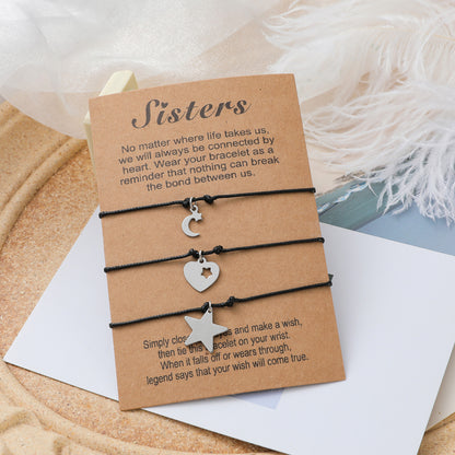 Thanksgiving Card Bracelet Personalized Stainless Steel