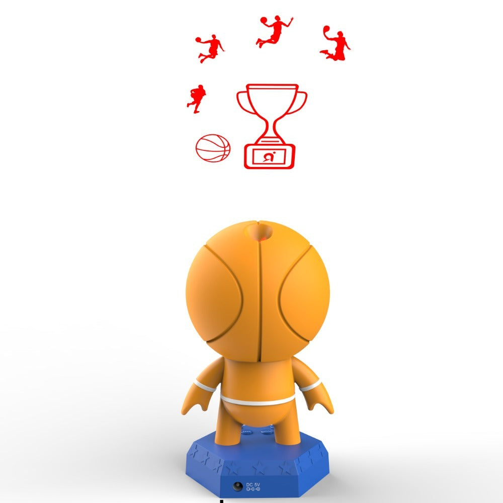 US Local New Fashion Projection Electronic Clock English LED Digital Clock Electronic Alarm Clock