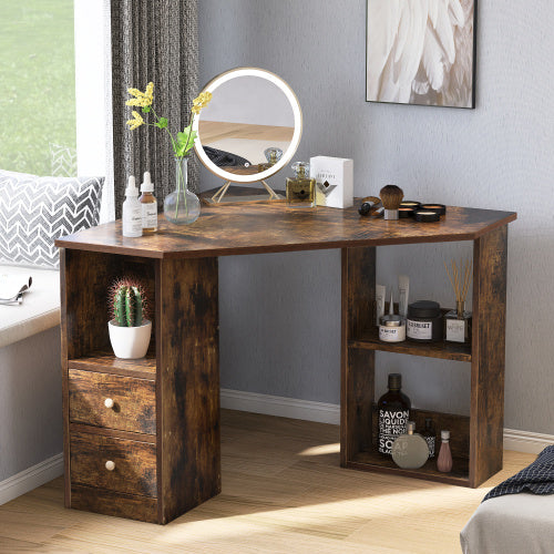 UK Local L-Computer Desk Corner Computer Desk With Large Storage Space Study Desk Laptop Table For Home Office