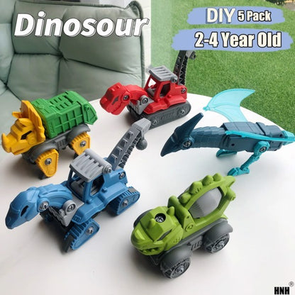 US Local Dinosaur Set With Electric Drill, Construction Toys For Boys - Not Shipped On Weekends