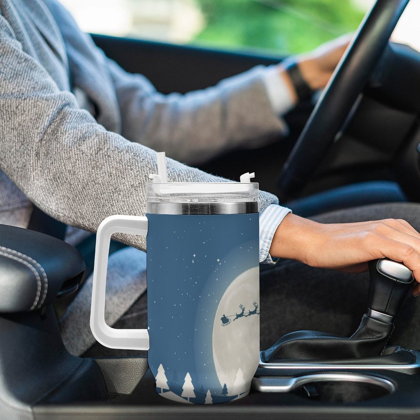 PHDT00173 POD US Local Tumbler 40 oz Large Capacity Car Cup Christmas