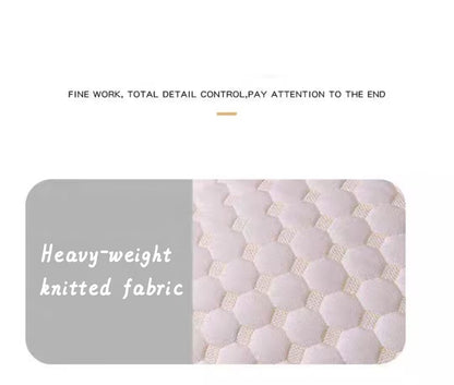 US Local YBZ 3D Knitted Cotton Massage Pillow -white  2pack