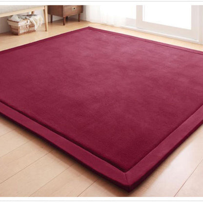 Thick Coral Velvet Carpet Tatami Crawling Non-slip Mat