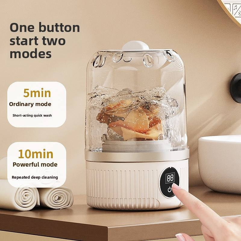 Underwear Washer, Portable Mini Washing Machine, Upgraded Mini Washings Machines, Rechargeable Cordless Washing-Machine, Laundry Cup For Bra, Underwear, Socks.