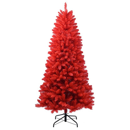 US Local PVC Christmas Tree, Christmas Decorations, Red