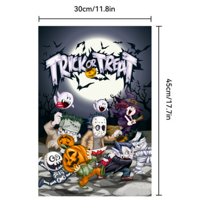 US Local Halloween Garden Banner Day Of The Dead Flag Creative Ghost