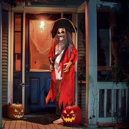 US Local 6.3ft Pirate Halloween Standing Decoration