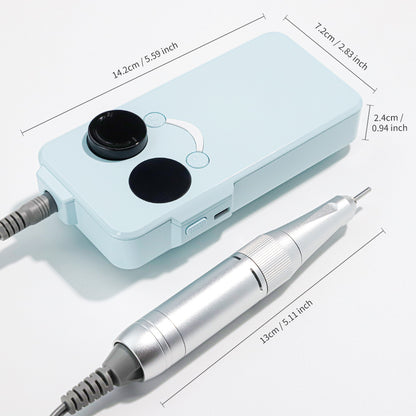 US Local 40000RPM Nail Drill Professional Cordless Electric Nail Drill Machine Rechargeable Portable Acrylic Gel Grinder Tools With 6 Bits And Sanding Bands For Manicure Pedicure Carve Polish