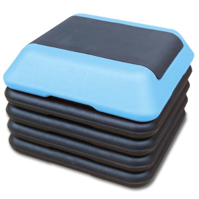 US Local Height-Adjustable Step Aerobics Platform Fitness Equipment Stepper Trainer Exercise Step Platform With 4 Riser