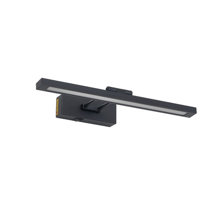 US Local Picture Light Battery Operated With Remote, LED Black Art Lights For Paintings Rechargeable Dimmable And Timer, 16in Wall Sconce For Art Painting Gallery Adjustable Swing Arm For Display