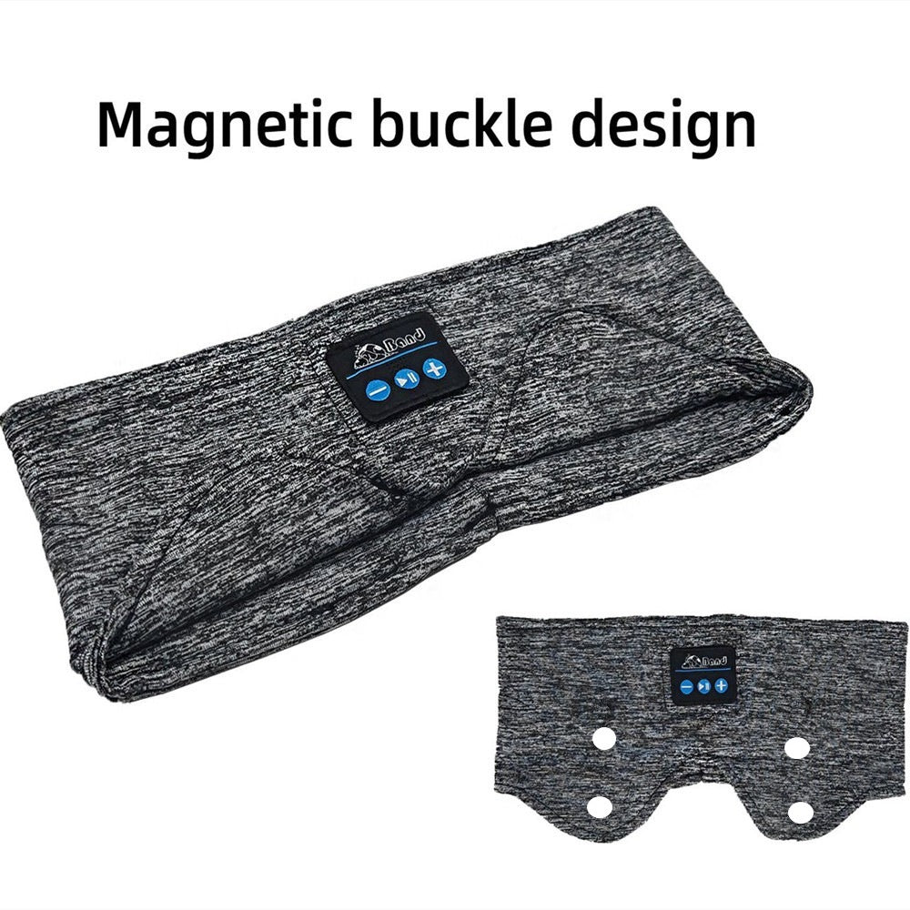USA Local Headscarf Eye Mask Dual-use Music Headset Bluetooth Hair Band Sleeping