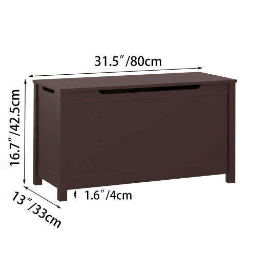 US Local Children's Wooden Toy Box