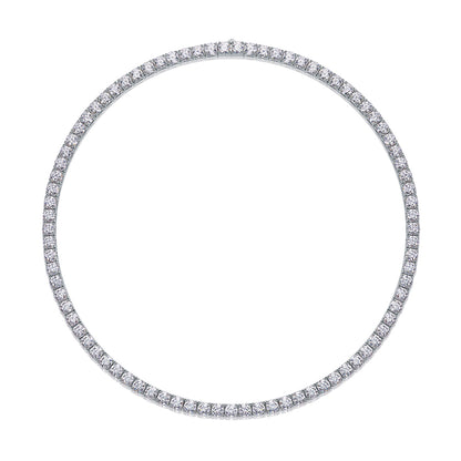 Endless Stream Of Stars 0.5ct Luxury Fashion Mossan Diamond S925 Silver Necklace