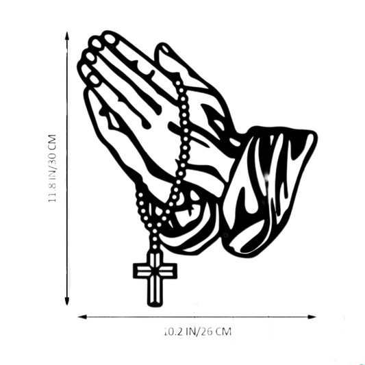 US Local Gothic Black Metal Cross Wall Art - Prayer Faith Decor for Bedroom, Living Room, Office, Bathroom & Kitchen - Halloween Home Decor, Housewarming Gift, Unique Room Decoration, Gothic Wall Hanging"room