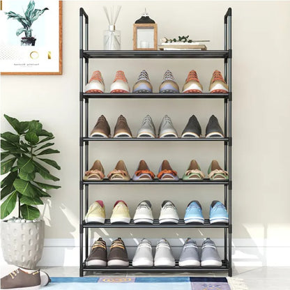 US Local Space-Saving Tall Shoe Storage 10-Tier Shoe Rack
