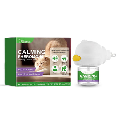 US Local Yegebang Cat Emotional Care Set Pet Cat Soothing Calm Estrus Irritability Mood Noise Reduction Care