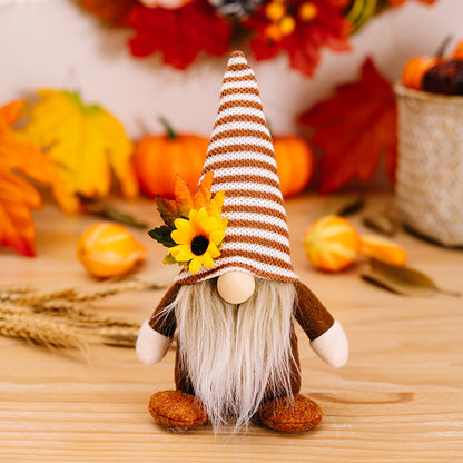 Thanksgiving Decorations Faceless Doll Floor Decoration Harvest Festival