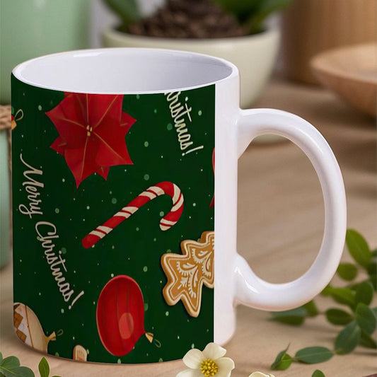 POD US Local White mug with full print, Christmas 0095