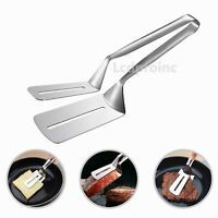 US Local Stainless Steel Steak Clamp Food Bread Meat BBQ Clip Tongs Kitchen Cooking Tool