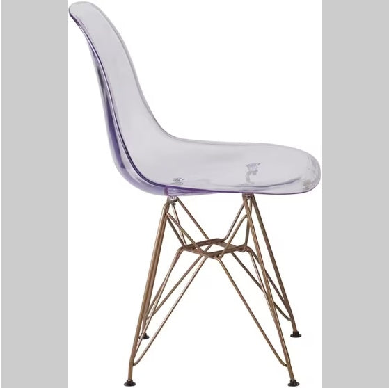 US Local 2 Transparent Dining Chairs