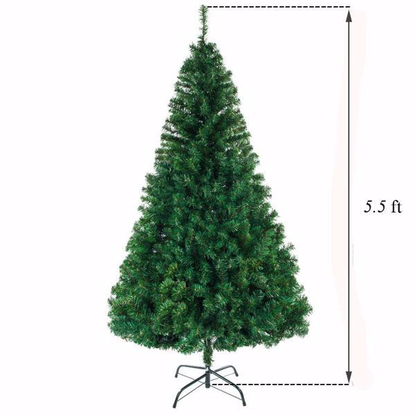 US Local Green 5.5ft 850 Branches PVC Christmas Tree