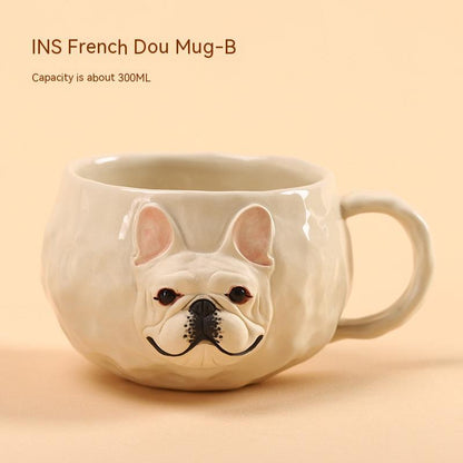 Handmade French Bulldog Coffee Cup Original Design