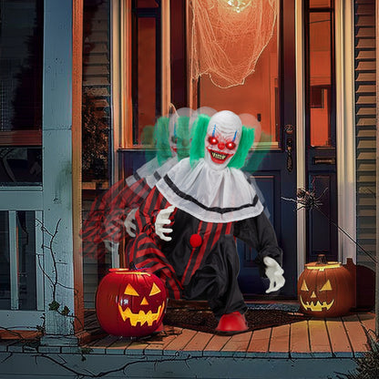 US Local 2.6ft Clown Halloween Standing Decoration